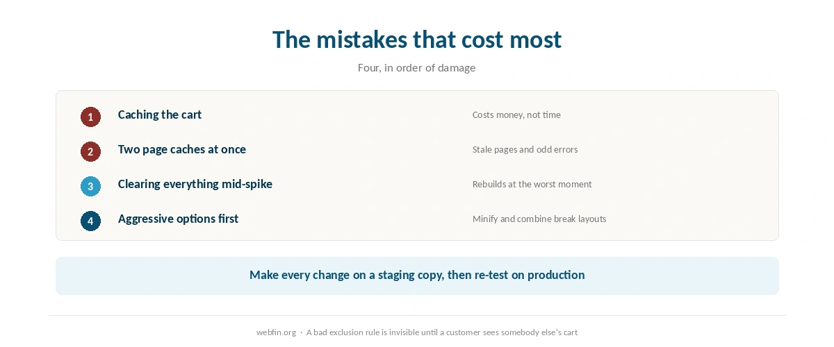 Common caching mistakes and what to do instead