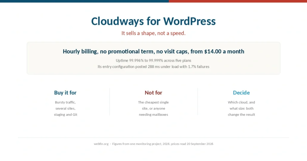 Cover for a guide to using Cloudways for WordPress